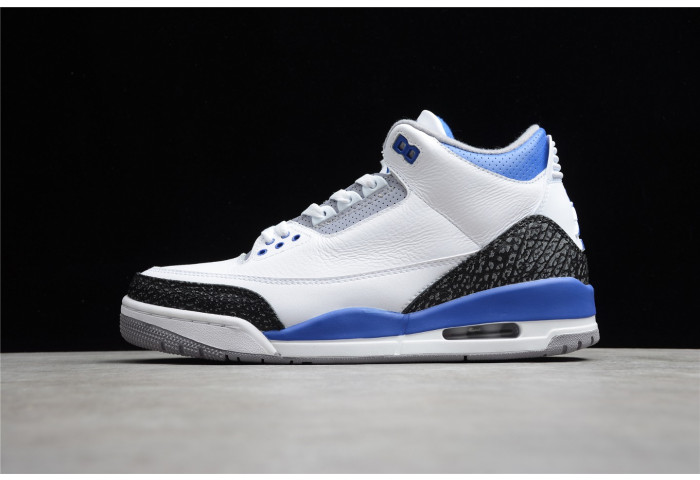 Jordan 3 Retro White/Royal Blue CT8532-145