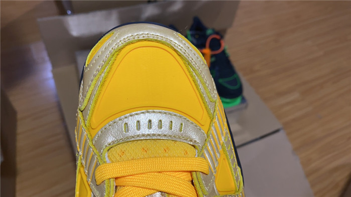 Nike Air Rubber Dunk Off-White University Gold CU6015-700