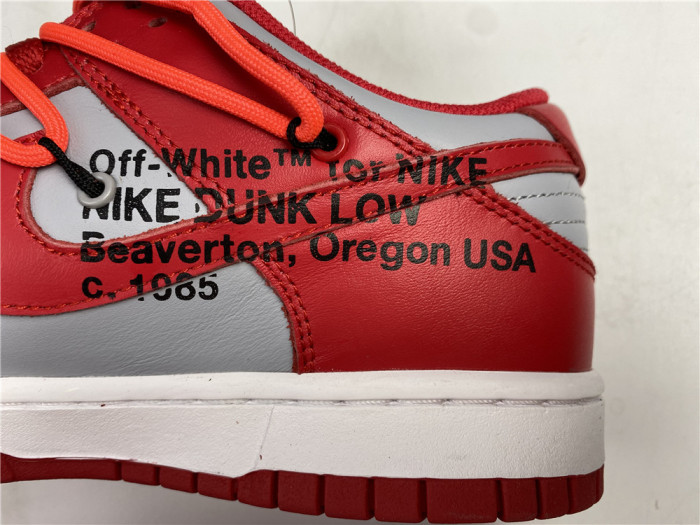 Nike Dunk Low Off-White University Red CT0856-600