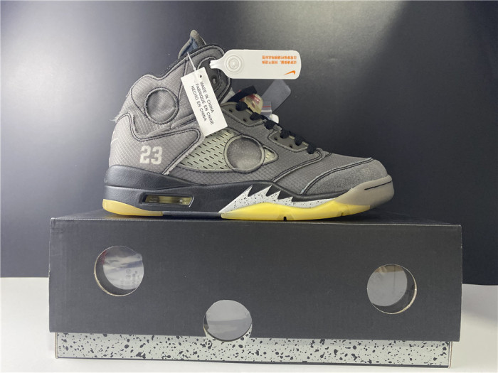 Jordan 5 Retro Off-White Black CT8480-001