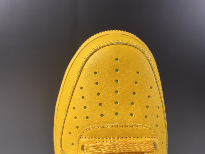 Nike Air Force 1 Low OFF-WHITE University Gold Metallic Silver DD1876-700