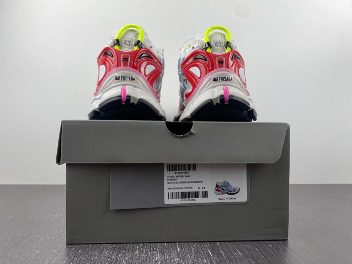 Ba*len*cia*ga runner white blue red 677402-w3rb6-9645