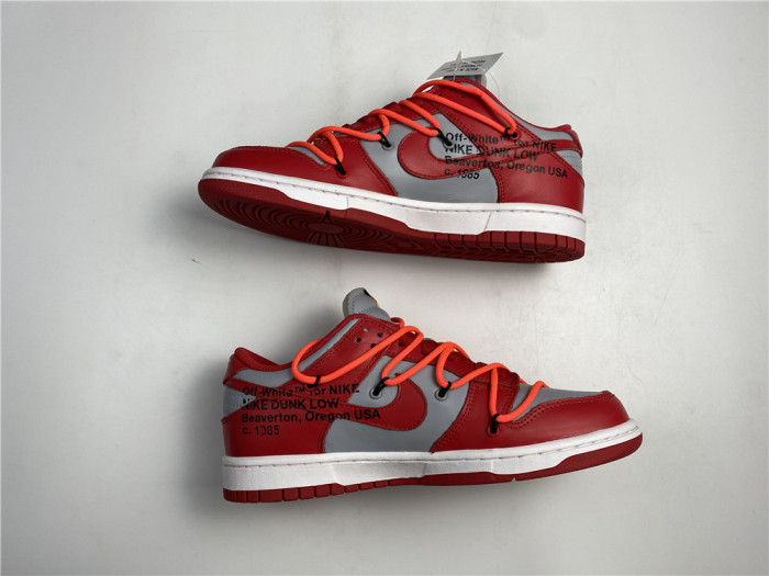 Nike Dunk Low Off-White University Red CT0856-600