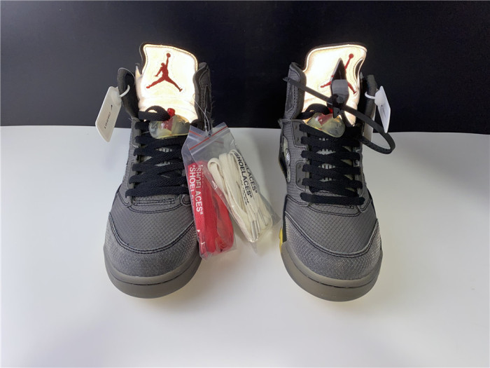 Jordan 5 Retro Off-White Black CT8480-001