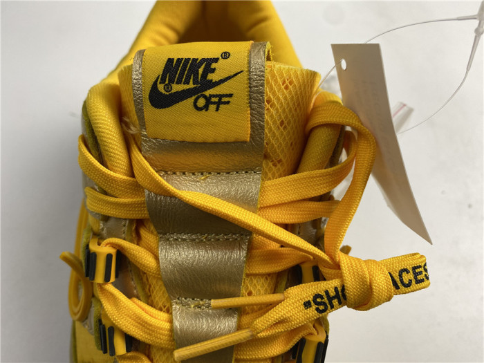 Nike Air Rubber Dunk Off-White University Gold CU6015-700