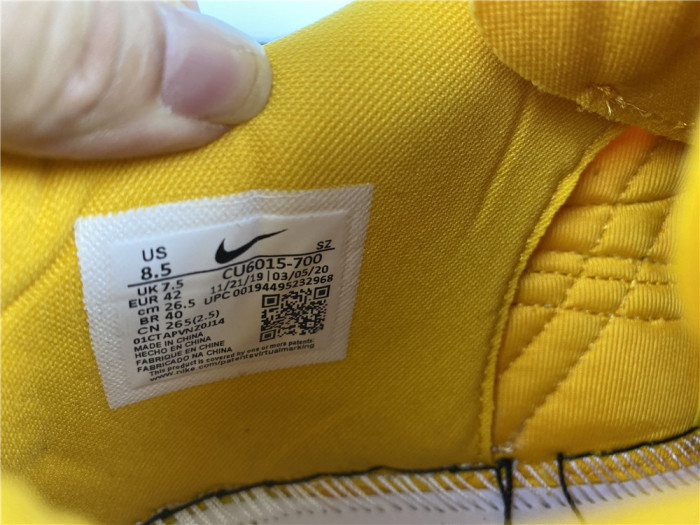 Nike Air Rubber Dunk Off-White University Gold CU6015-700