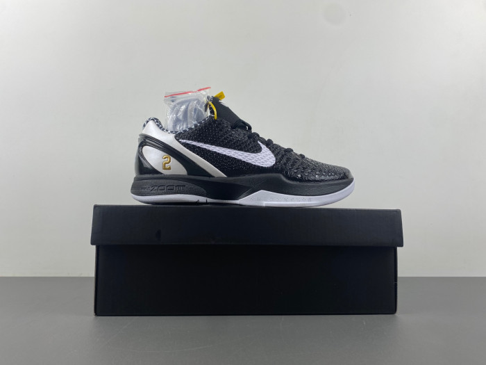 Nike Kobe 7 VI WHITE AND BLACK BLANC ET NOIR CW2190-002