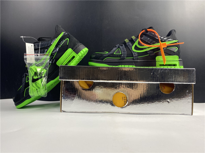 Nike Air Rubber Dunk Off-White Green Strike CU6015-001