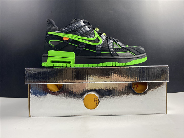 Nike Air Rubber Dunk Off-White Green Strike CU6015-001