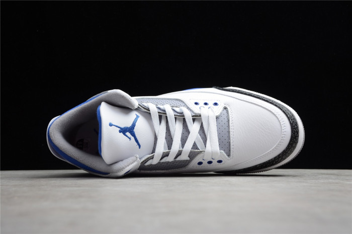 Jordan 3 Retro White/Royal Blue CT8532-145