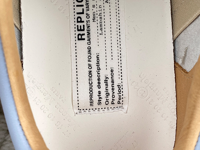 ma*s*n Ma*i*la calfskin sneakers