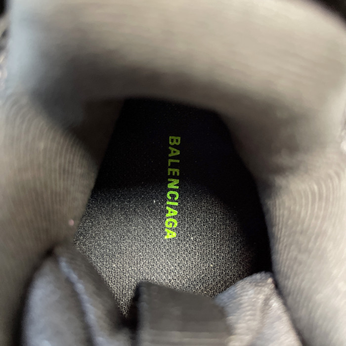 BL TESS S. GOMMA TREK LOW SNEAKERS BLACK GREEN 11607