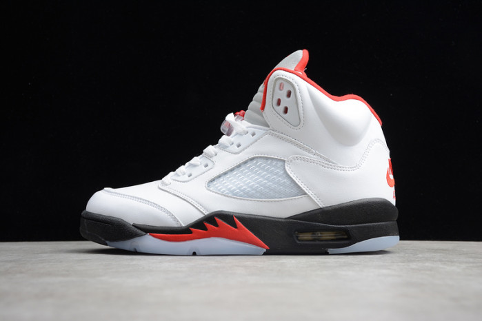 Jordan 5 Retro Fire Red Silver Tongue (2020) DA1911-102
