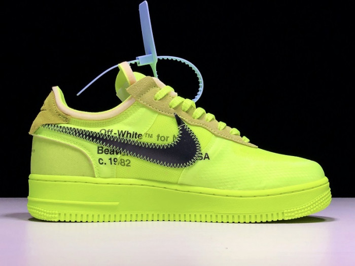 Nike Air Force 1 Low Off-White Volt AO4606-700