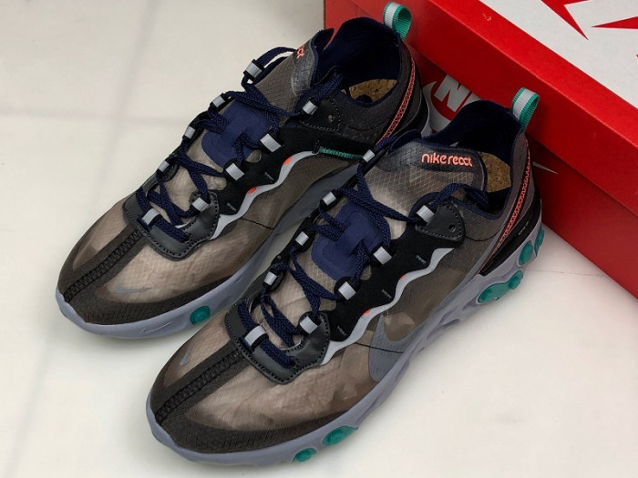 Nike React Element 87 Black Neptune Green AQ1090-005