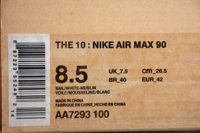 Nike Air Max 90 OFF-WHITE AA7293-100
