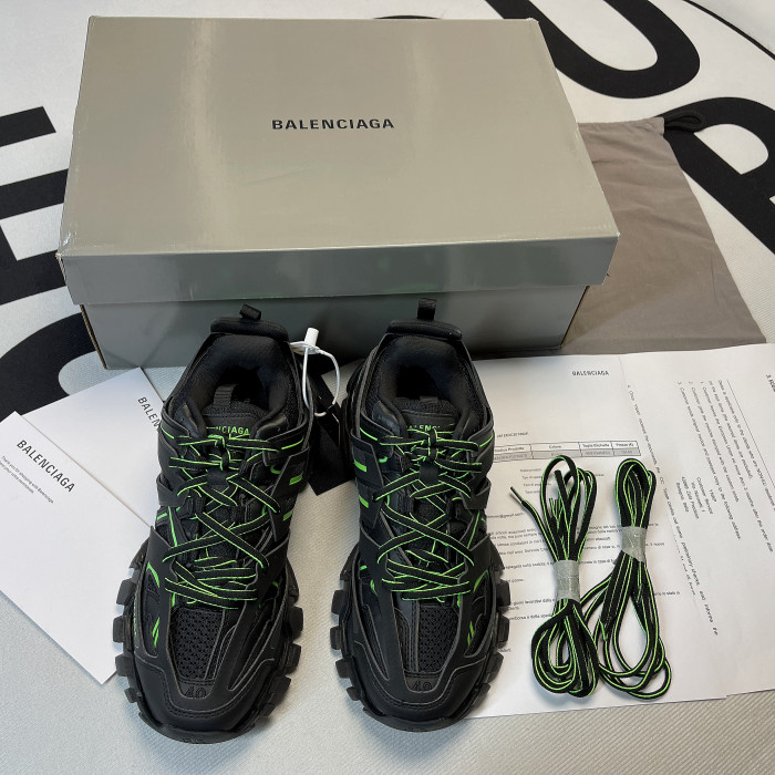 BL TESS S. GOMMA TREK LOW SNEAKERS BLACK GREEN 11607