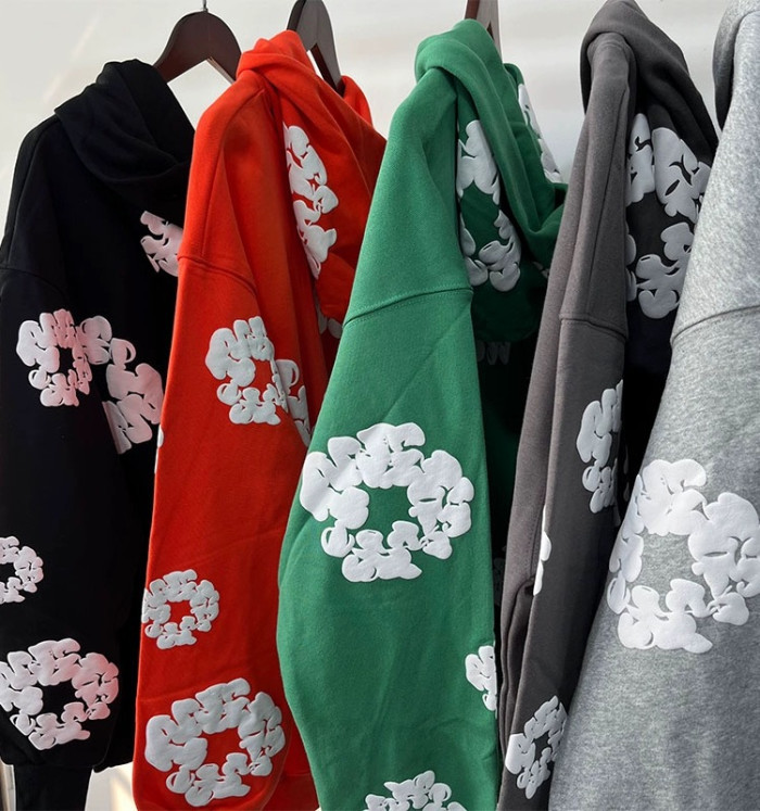 Denim Tears wreath-print cotton Hoodie