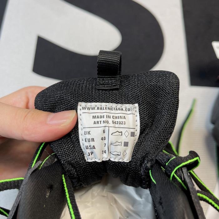 BL TESS S. GOMMA TREK LOW SNEAKERS BLACK GREEN 11607