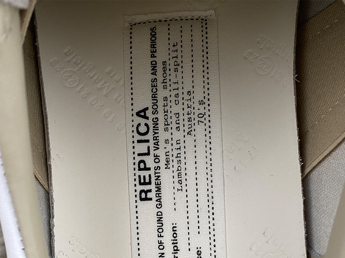 ma*s*n Ma*i*la calfskin sneakers